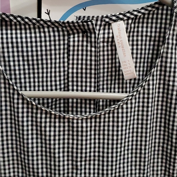 Zara Gingham ruffle top - Picture 3 of 3